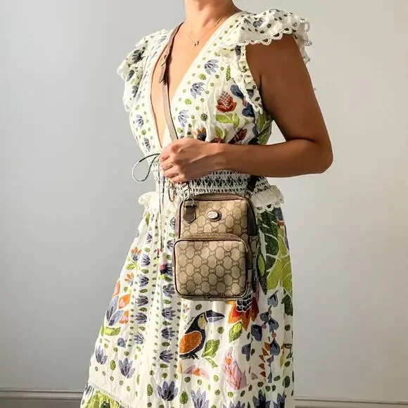 Gucci Brown and Tan Crossbody Bag - Picture 11 of 13